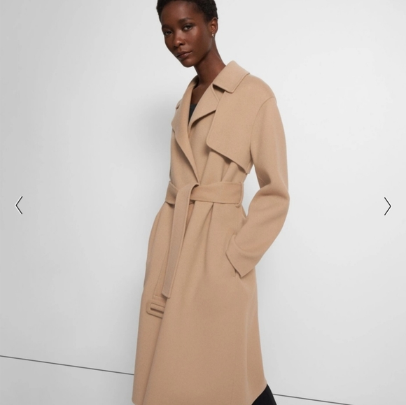 NWT Theory Cashmere Wrap Coat - Picture 2 of 7